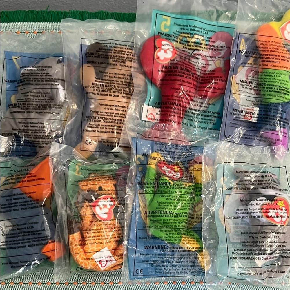 Ty Beanie Baby Collection McDonalds Vintage 1998
